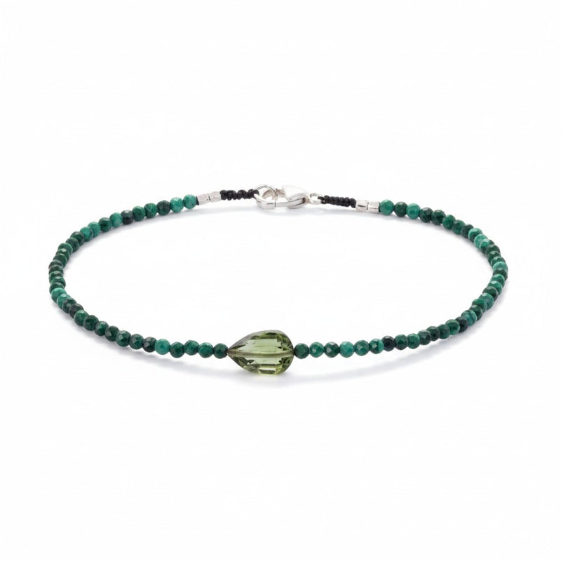 Margaret Solow Malachite and Tourmaline | Quadrum Gallery