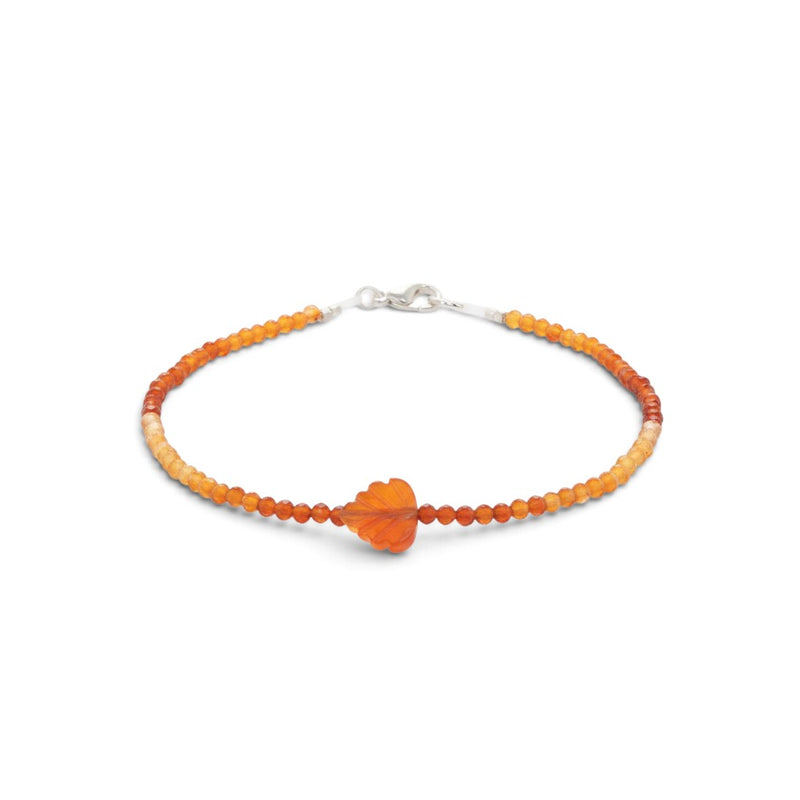 Margaret Solow Faceted Carnelian Beaded Bracelet | Quadrum Gallery