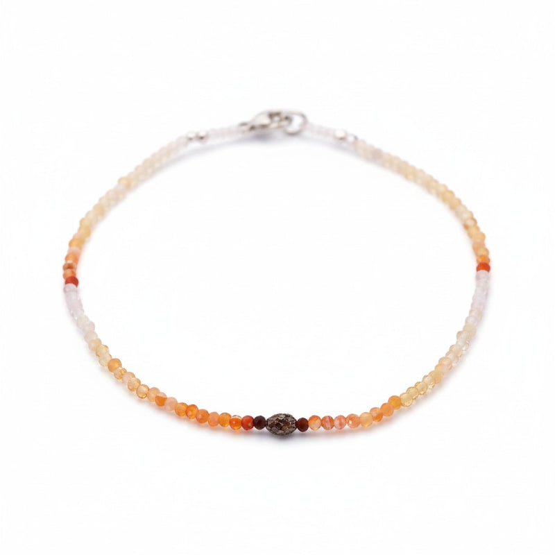 Margaret Solow Fire Opal and Diamond Bead Bracelet | Quadrum Gallery