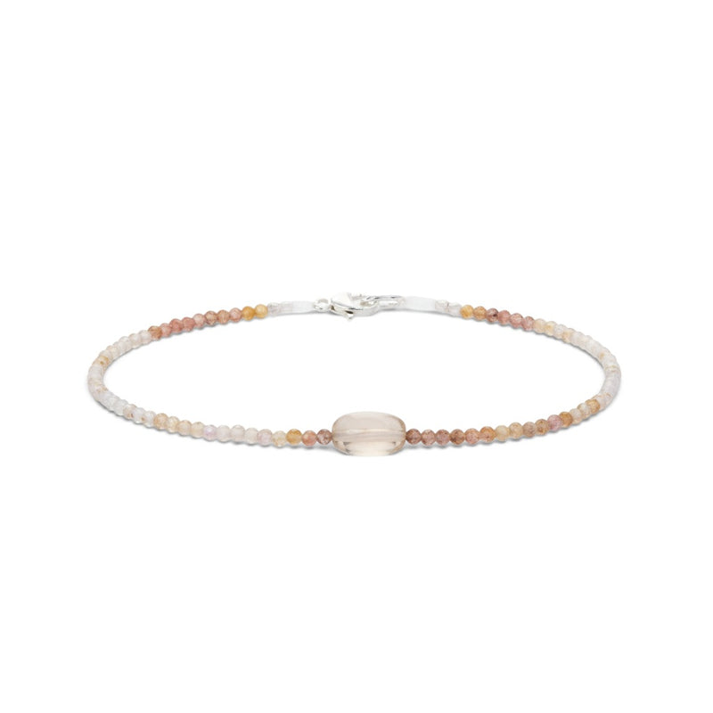 Margaret Solow Red Spinel and Cognac Quartz Bracelet | Quadrum Gallery