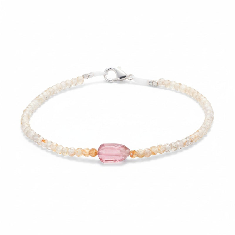Margaret Solow Faceted Zircon Bracelet with Tourmaline | Quadrum Gallery