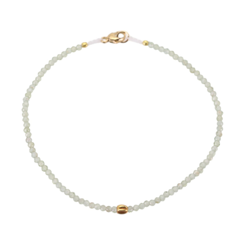Margaret Solow Green Apatite and 18k Bead Bracelet | Quadrum Gallery