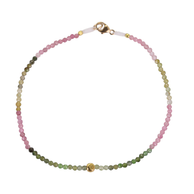Margaret Solow Tourmaline and 18k Beaded Bracelet | Quadrum Gallery