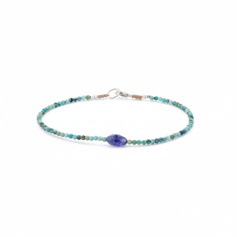 Margaret Solow Turquoise and Sapphire Bead Bracelet | Quadrum Gallery