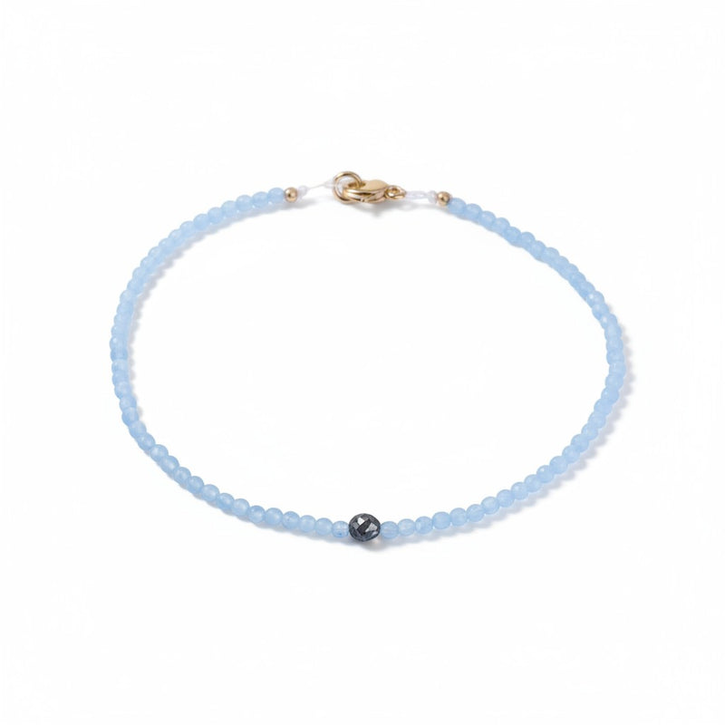Margaret Solow Blue Chalcedony and Diamond Bracelet | Quadrum Gallery