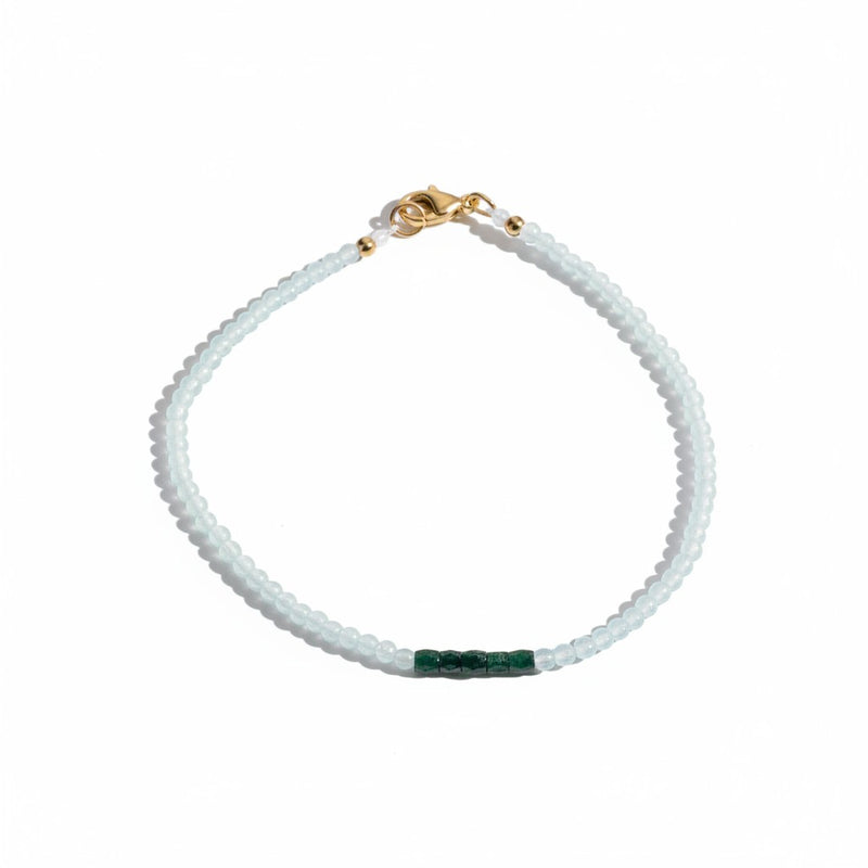 Margaret Solow Aquamarine and Diamond Bracelet | Quadrum Gallery