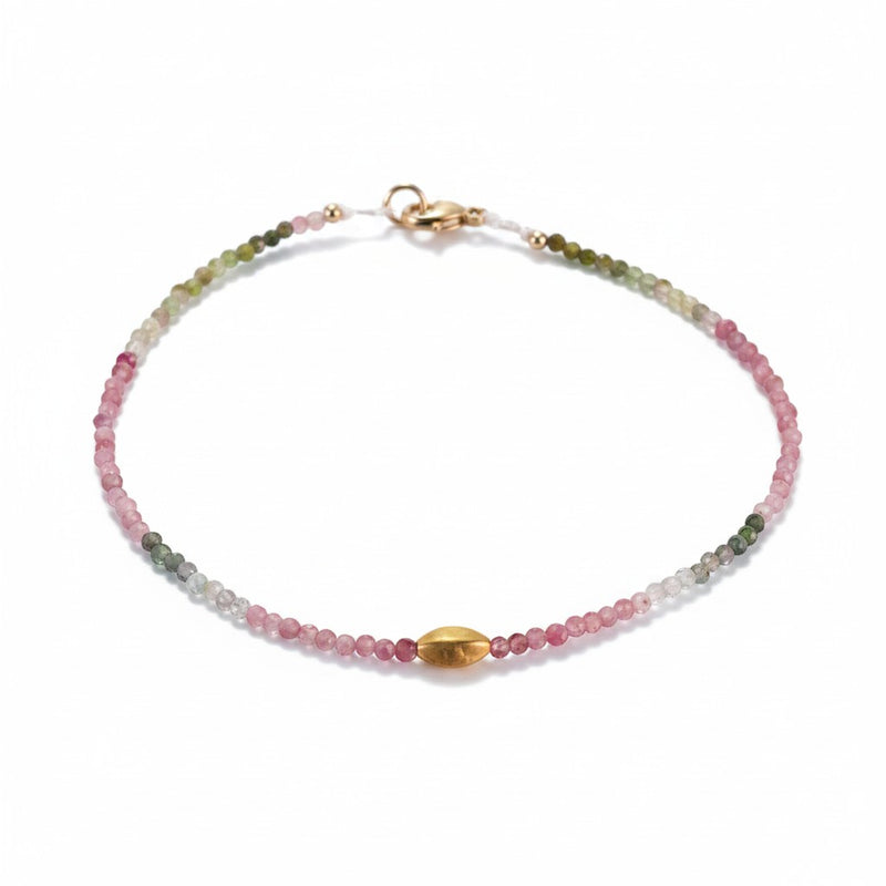 Margaret Solow Faceted Tourmaline and 18k Bead Bracelet | Quadrum Gallery