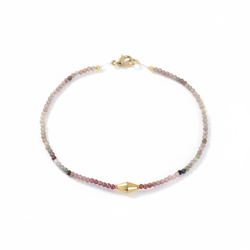 Margaret Solow Multicolored Sapphire and 18k Beaded Bracelet | Quadrum Gallery