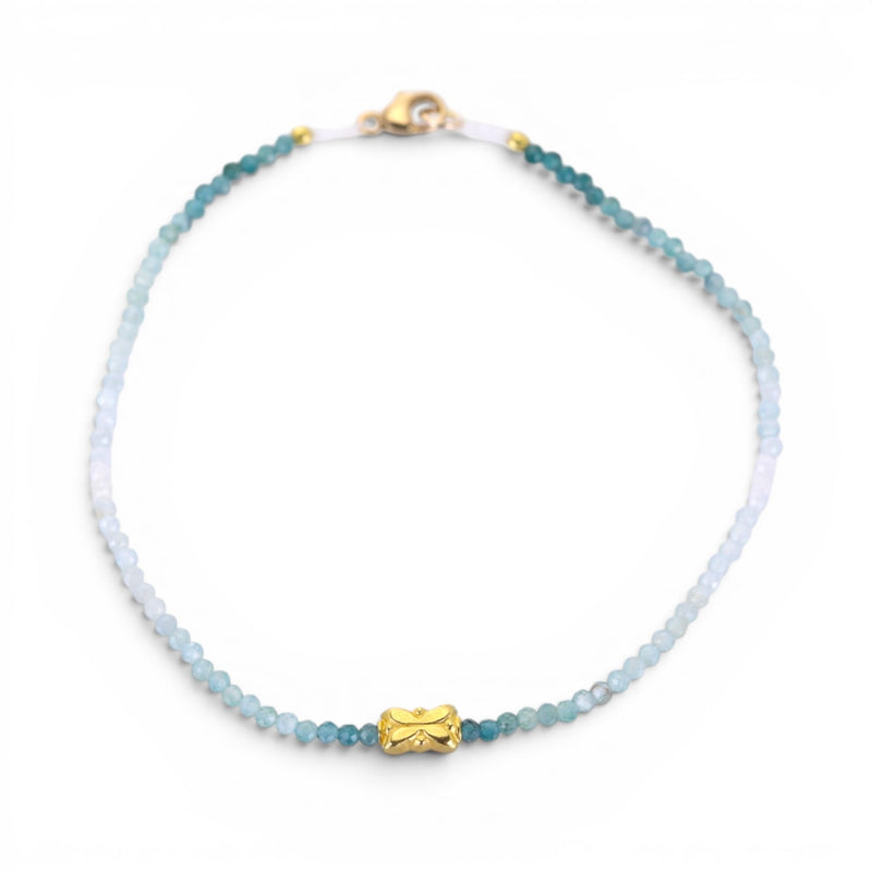 Margaret Solow Faceted Grandidierite Bracelet | Quadrum Gallery