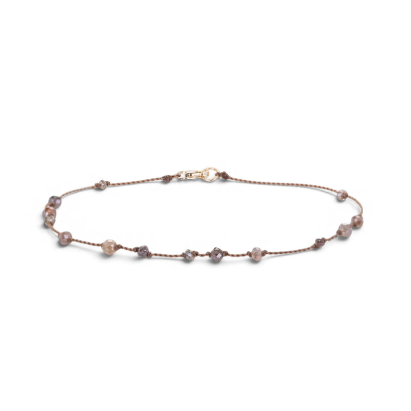 Margaret Solow Faceted Brown Diamond Cord Bracelet | Quadrum Gallery