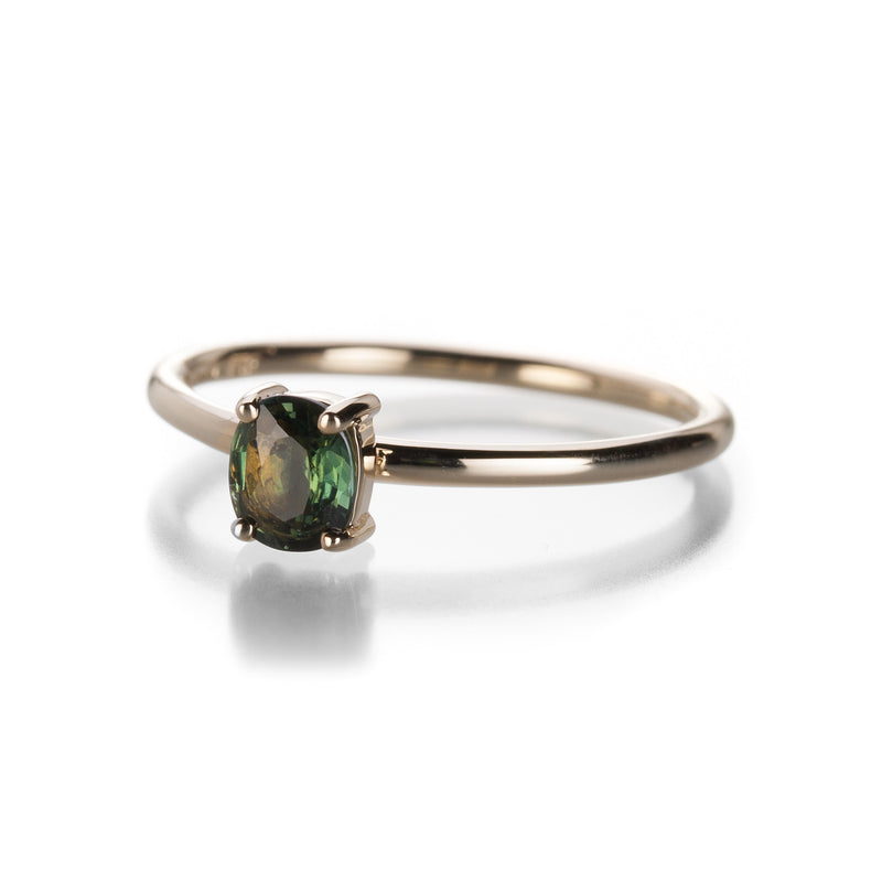 Nicole Landaw Green-Blue Sapphire Ring | Quadrum Gallery