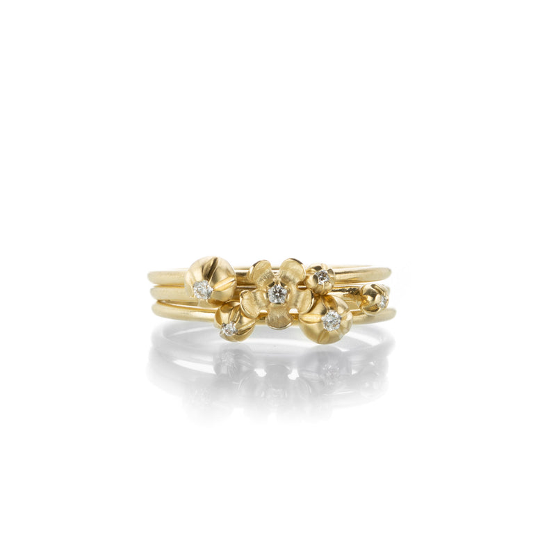 Nicole Landaw Blossom Trio Rings | Quadrum Gallery