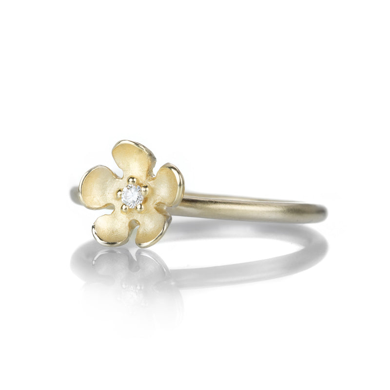 Nicole Landaw Single Flower Stacking Ring | Quadrum Gallery