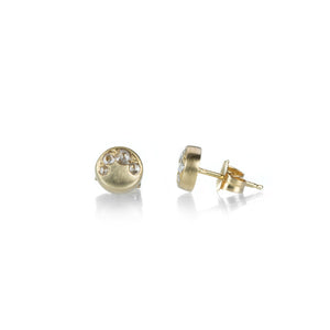 Nicole Landaw Small Snowy Ledge Rose Cut Diamond Studs | Quadrum Gallery