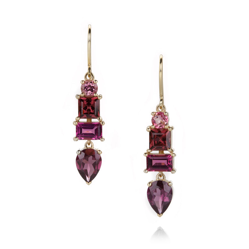 Nicole Landaw Rosy Gemstone Drop Earrings | Quadrum Gallery