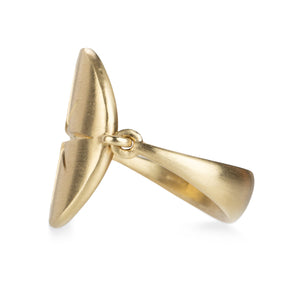 Nicole Landaw Oval Starburst Empire Ring | Quadrum Gallery