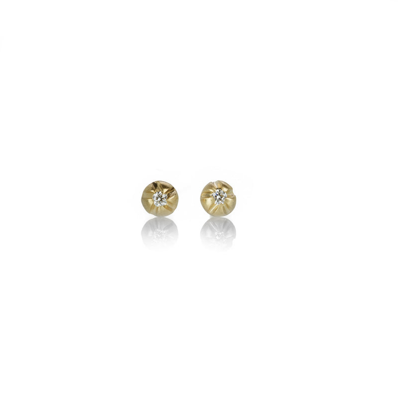 Nicole Landaw Medium Diamond Blossom Studs | Quadrum Gallery