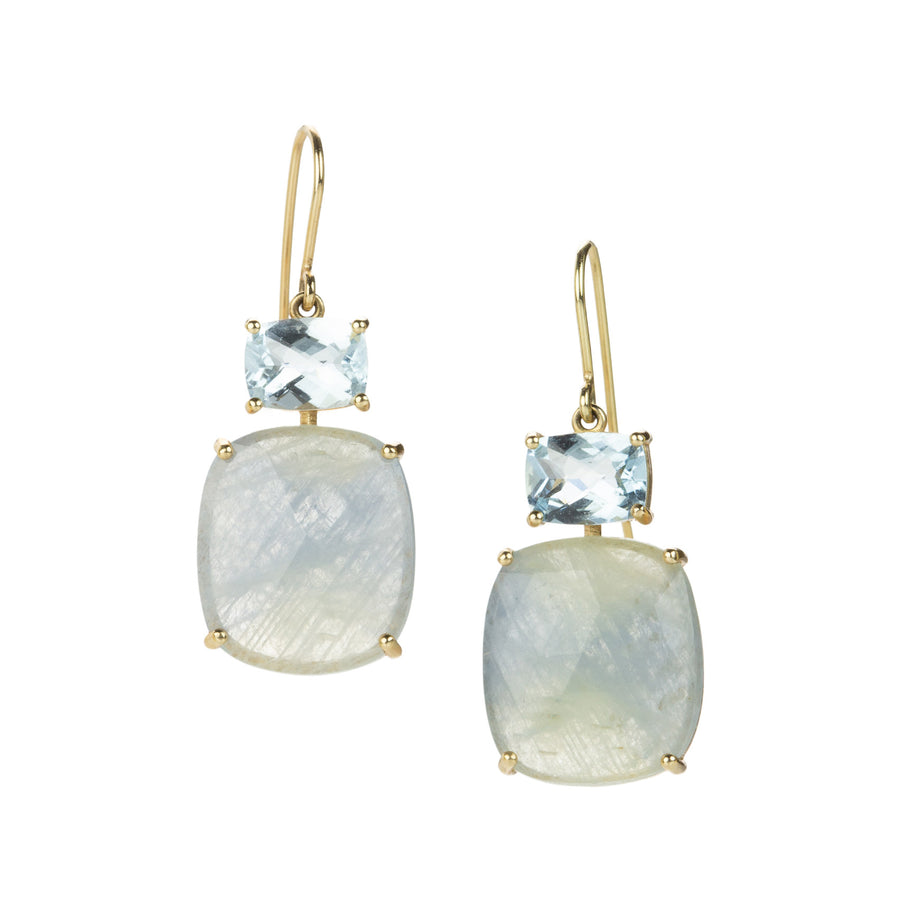 Nicole Landaw Sapphire and Aquamarine Earrings | Quadrum Gallery