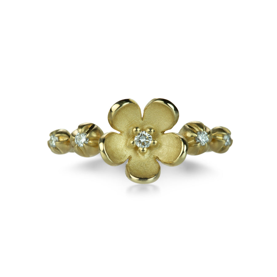 Nicole Landaw Blooming Diamond Flower Ring | Quadrum Gallery