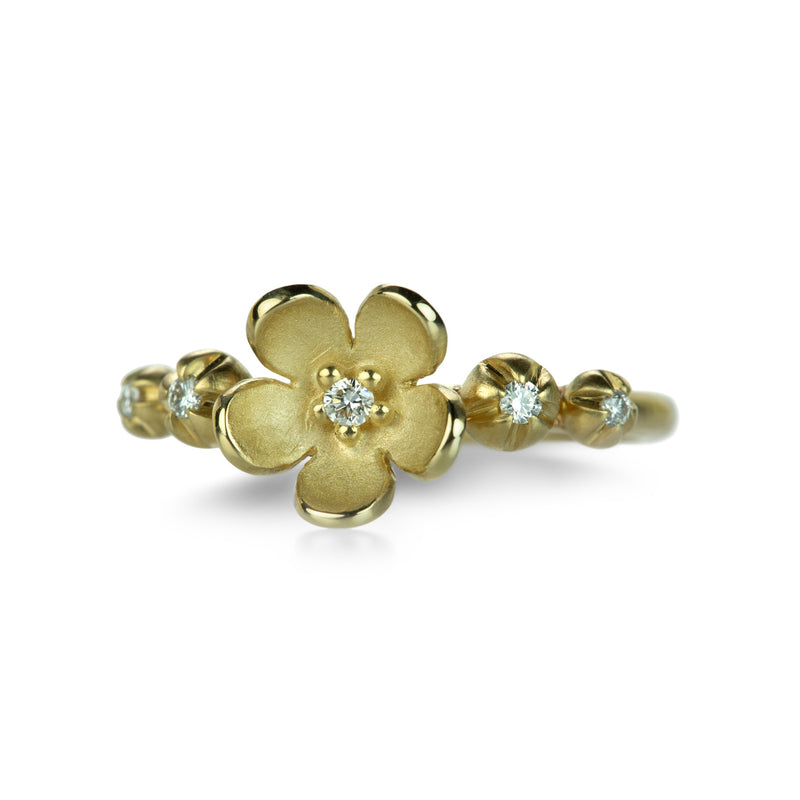 Nicole Landaw Blooming Diamond Flower Ring | Quadrum Gallery