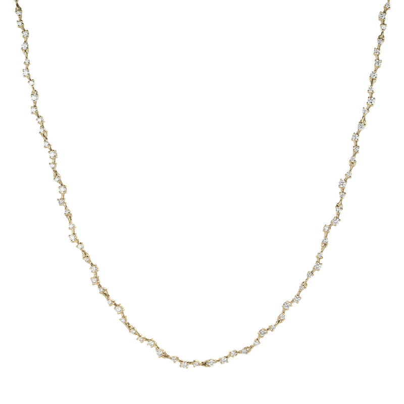 Nicole Landaw Prong Set Diamond Necklace | Quadrum Gallery