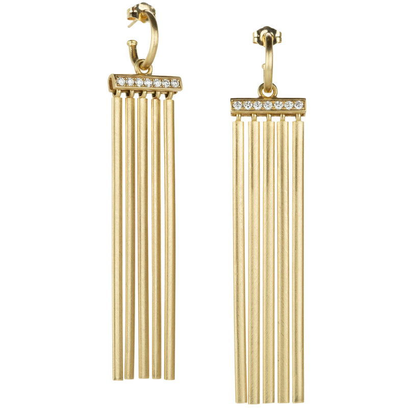 Nicole Landaw Diamond Tassel Earrings | Quadrum Gallery