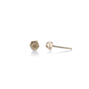 Nicole Landaw 14k Pebble Studs | Quadrum Gallery