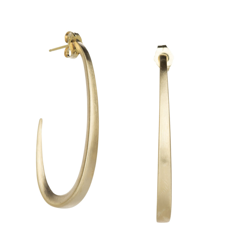 Nicole Landaw Elongated Crescent Hoops | Quadrum Gallery