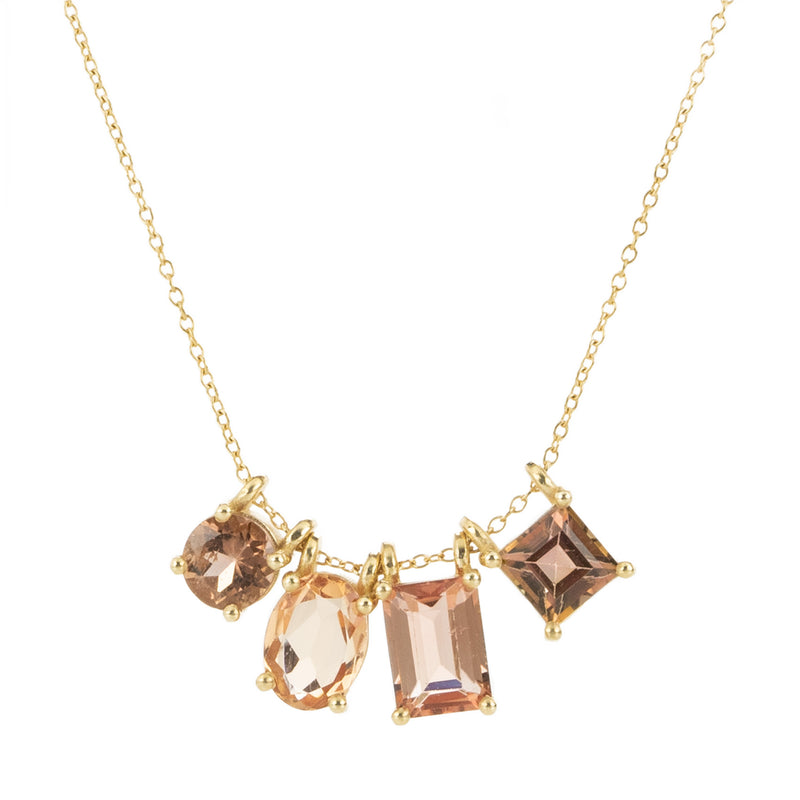 Nicole Landaw Topaz and Tourmaline Story Neckace | Quadrum Gallery