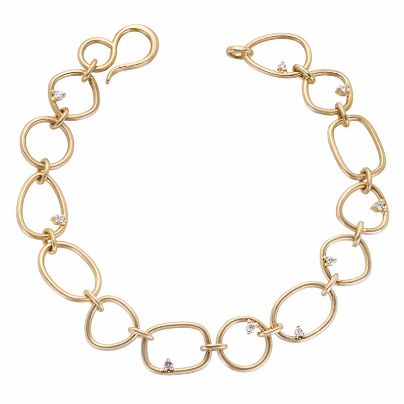 Nicole Landaw Calligraphy Link Bracelet  | Quadrum Gallery