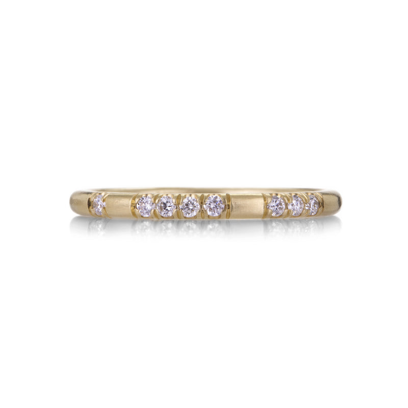 Nicole Landaw "I Love You" Wide Diamond Band | Quadrum Gallery