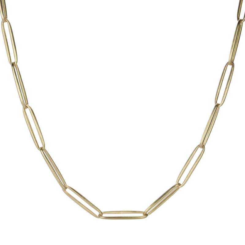 Nicole Landaw 14k Yellow Gold Long Link Necklace | Quadrum Gallery
