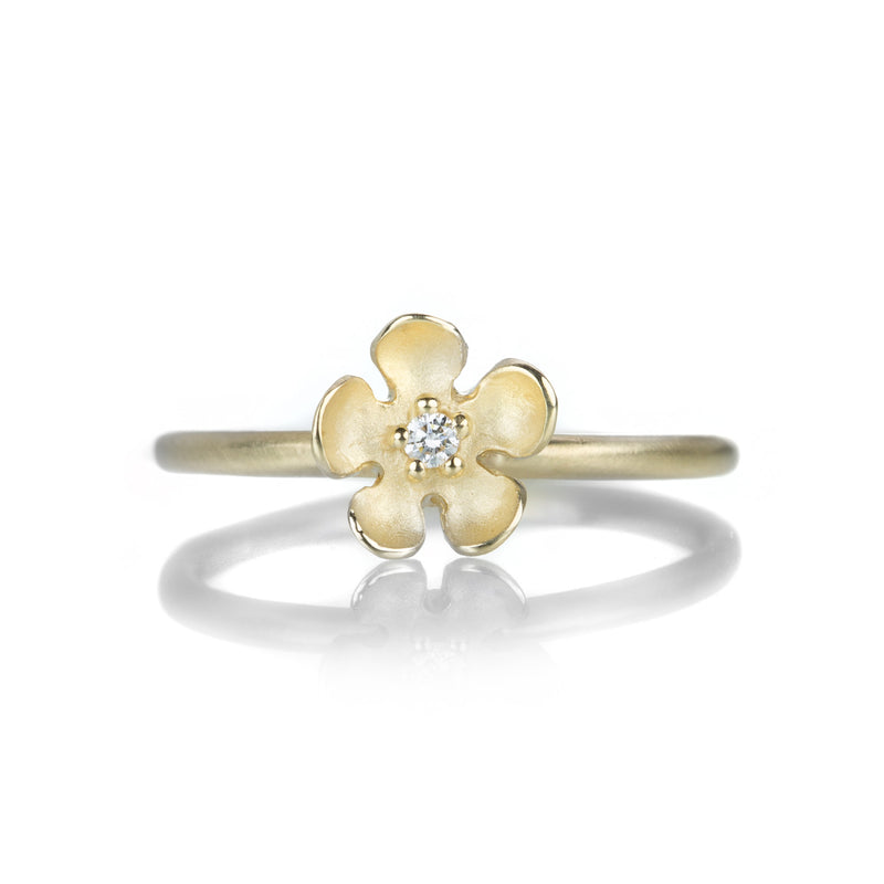 Nicole Landaw Single Open Flower Stacking Ring | Quadrum Gallery