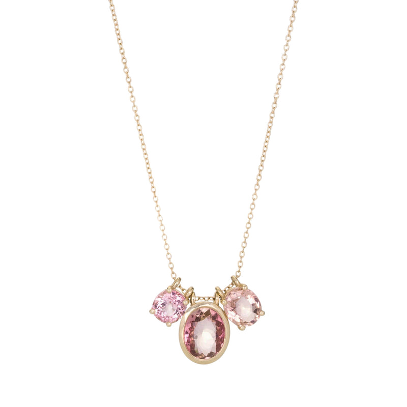 Nicole Landaw Pink Tourmaline Story Necklace | Quadrum Gallery