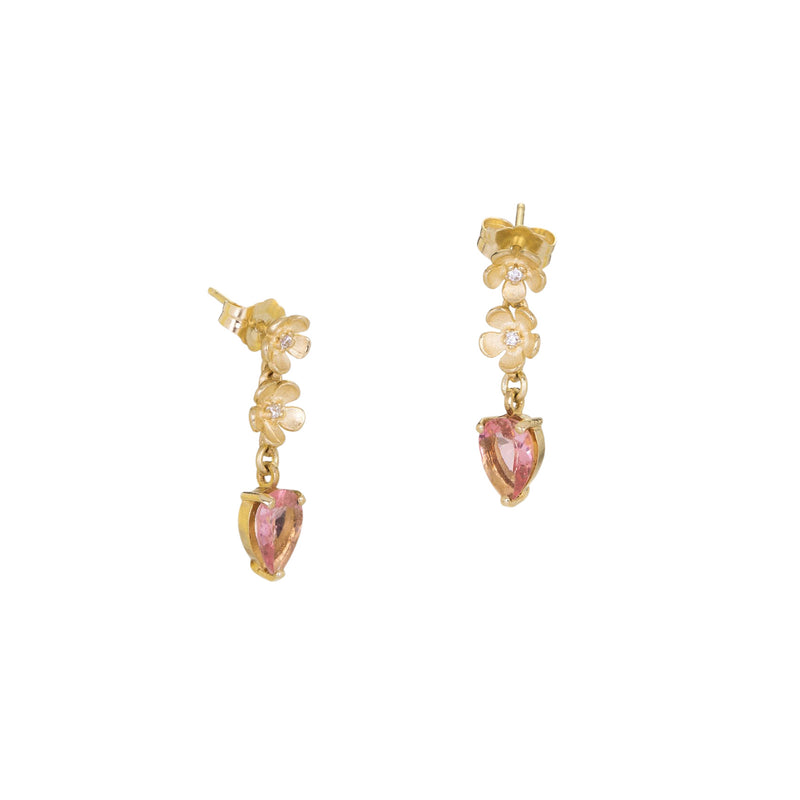 Nicole Landaw Graduated Flower Drop Earrings | Quadrum Gallery