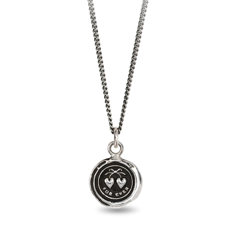 Pyrrha Silver Hearts Pendant Necklace | Quadrum Gallery