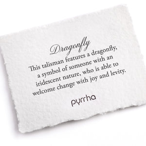 Pyrrha Silver Dragonfly Pendant Necklace | Quadrum Gallery