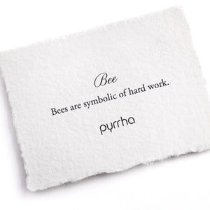 Pyrrha 14k Yellow Gold Bee Studs | Quadrum Gallery
