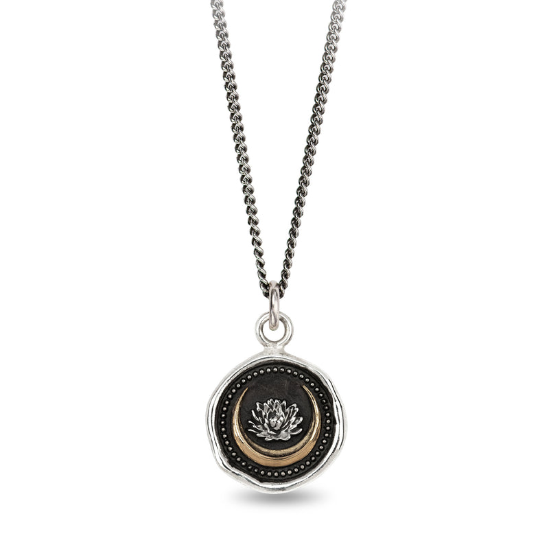 Pyrrha Lotus Flower Pendant Necklace | Quadrum Gallery