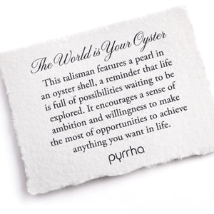 Pyrrha The World is Your Oyster Pendant Necklace | Quadrum Gallery