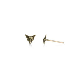 Pyrrha 14k Fox Studs | Quadrum Gallery