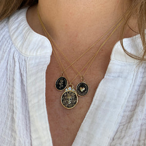 Pyrrha Live Every Moment Diamond Crown Pendant Necklace | Quadrum Gallery