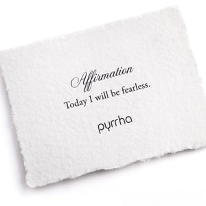 Pyrrha Today I Will Be Fearless Pendant Necklace | Quadrum Gallery