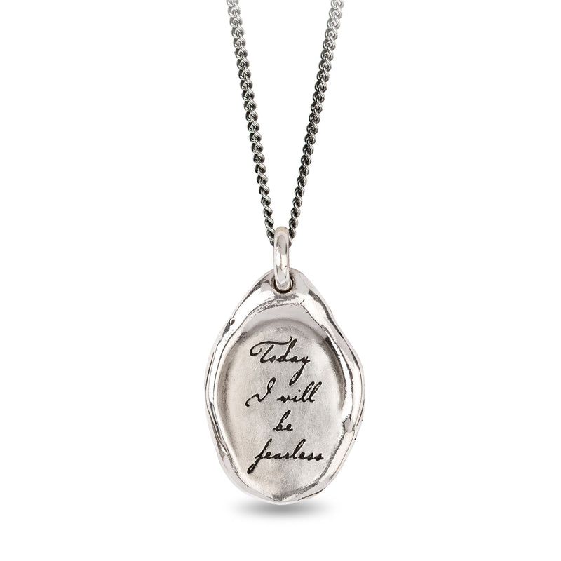 Pyrrha Today I Will Be Fearless Pendant Necklace | Quadrum Gallery