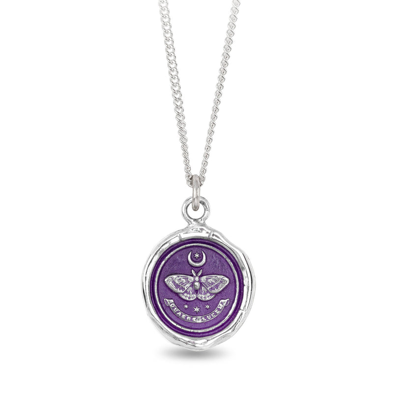 Pyrrha Mystic Violet Seek the Light Pendant Necklace | Quadrum Gallery