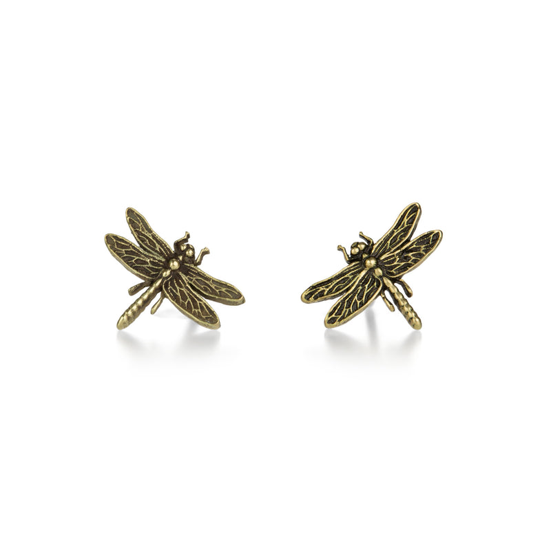 Pyrrha 14k Dragonfly Studs | Quadrum Gallery