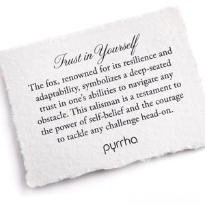 Pyrrha Silver Trust in Yourself Pendant Necklace | Quadrum Gallery