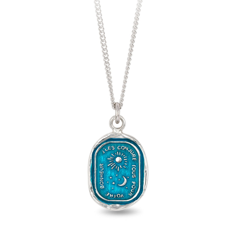 Pyrrha Capri Blue Everything for You Pendant Necklace | Quadrum Gallery