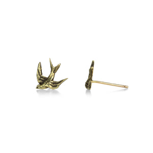 Pyrrha 14k Swallow Studs | Quadrum Gallery