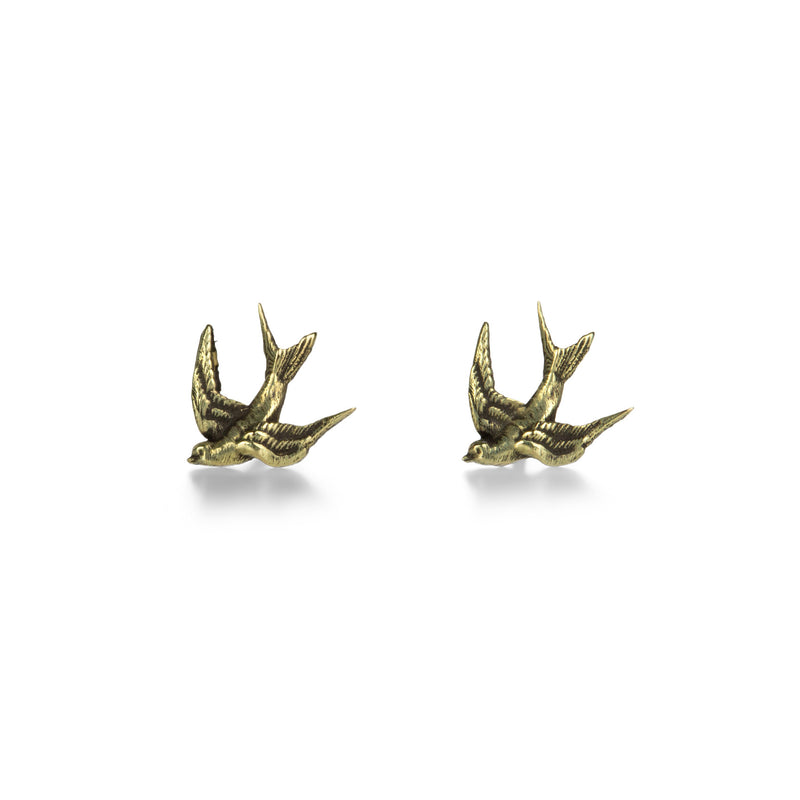 Pyrrha 14k Swallow Studs | Quadrum Gallery